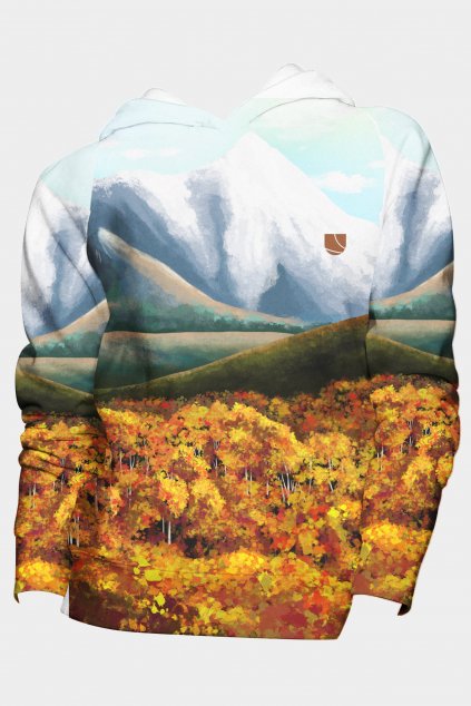 mikina mountain valley fullprint front by utopy