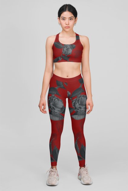 mockup featuring a woman wearing a sports bra and leggings at a studio 28720 (16) 1