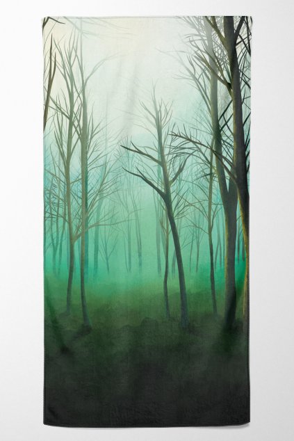 foggy forest rucnik by utopy
