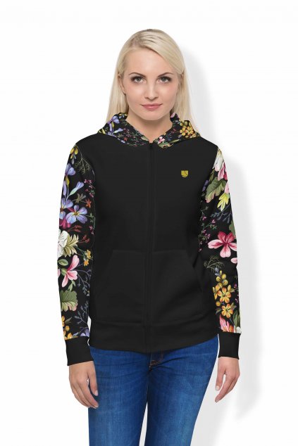flower garden mikiny na zip front by utopy
