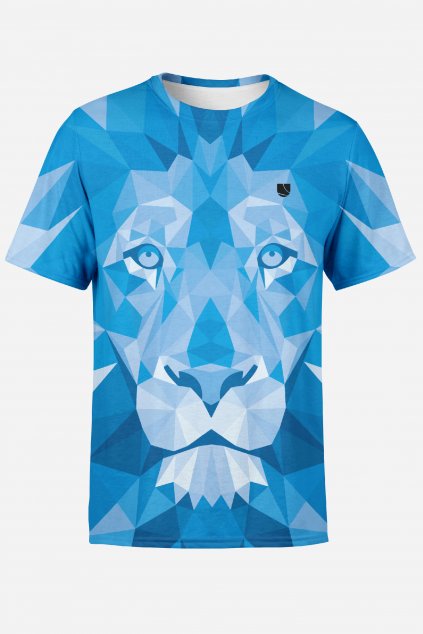 panske tricko blue lion front by utopy