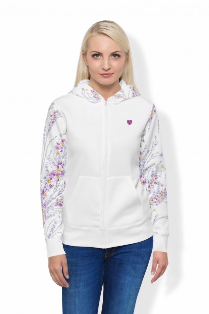 flower beauty mikiny na zip front by utopy