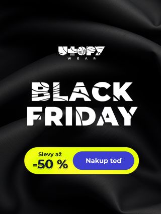I U NÁS VYPUKL BLACK FRIDAY VÝPRODEJ! Ulovte si nejlepší kousky se slevami až 50% 😱 Pouze na utopy.cz !