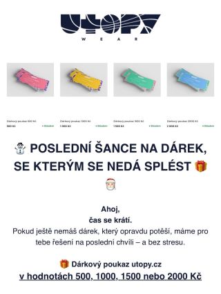 Máme pro tebe tip na dárek na ÚPLNĚ POSLEDNÍ CHVÍLI, který můžeš koupit třeba i během štědrovečerní večeře 🤭 Dárkový...
